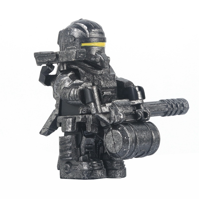 Model Kit Zombie - Moc halloween chama solda proteção terno