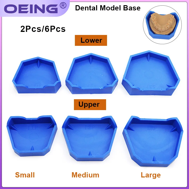 Model Kit Tool - 2/6 pçs modelo dental base de