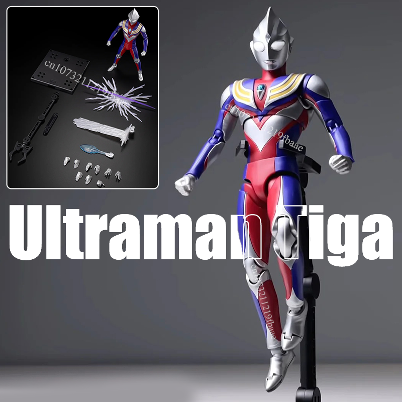 Model Kit Ultraman Tiga - Boneco de Ação Blokees Ultraman Tiga
