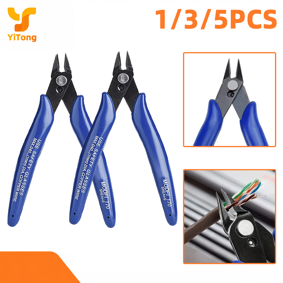 Model Kit Clipper - Alicate de Corte Lateral Yitong 1/3/5