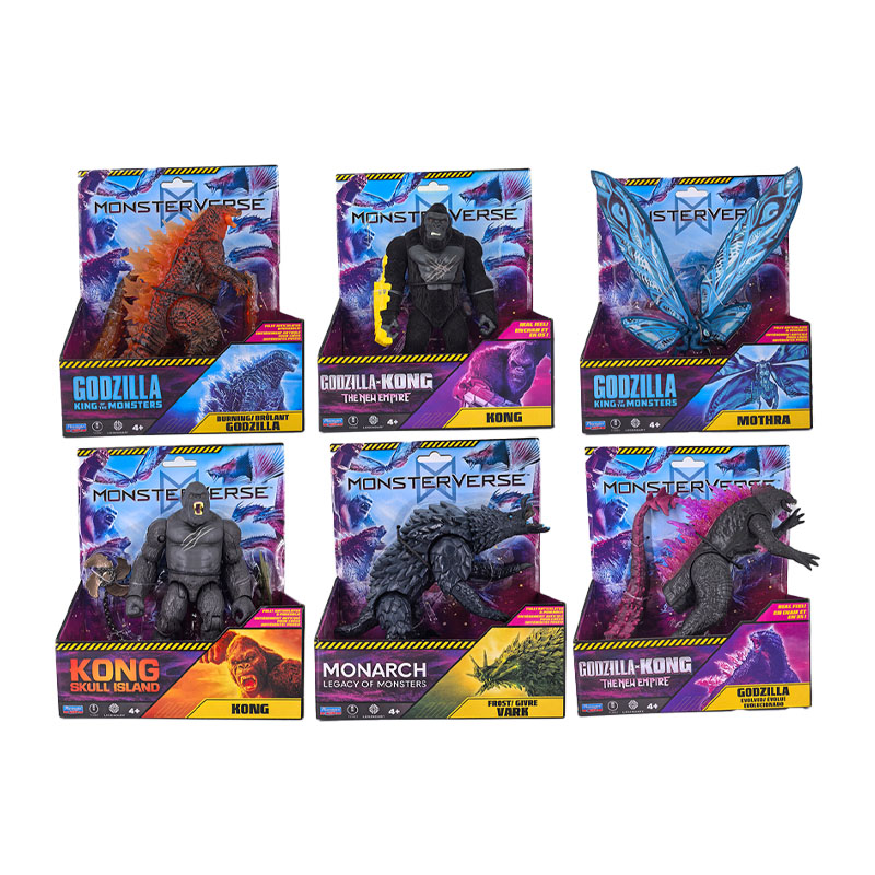 Model Kit Godzilla - Playmates Godzilla Vs Kong Gojira Novo