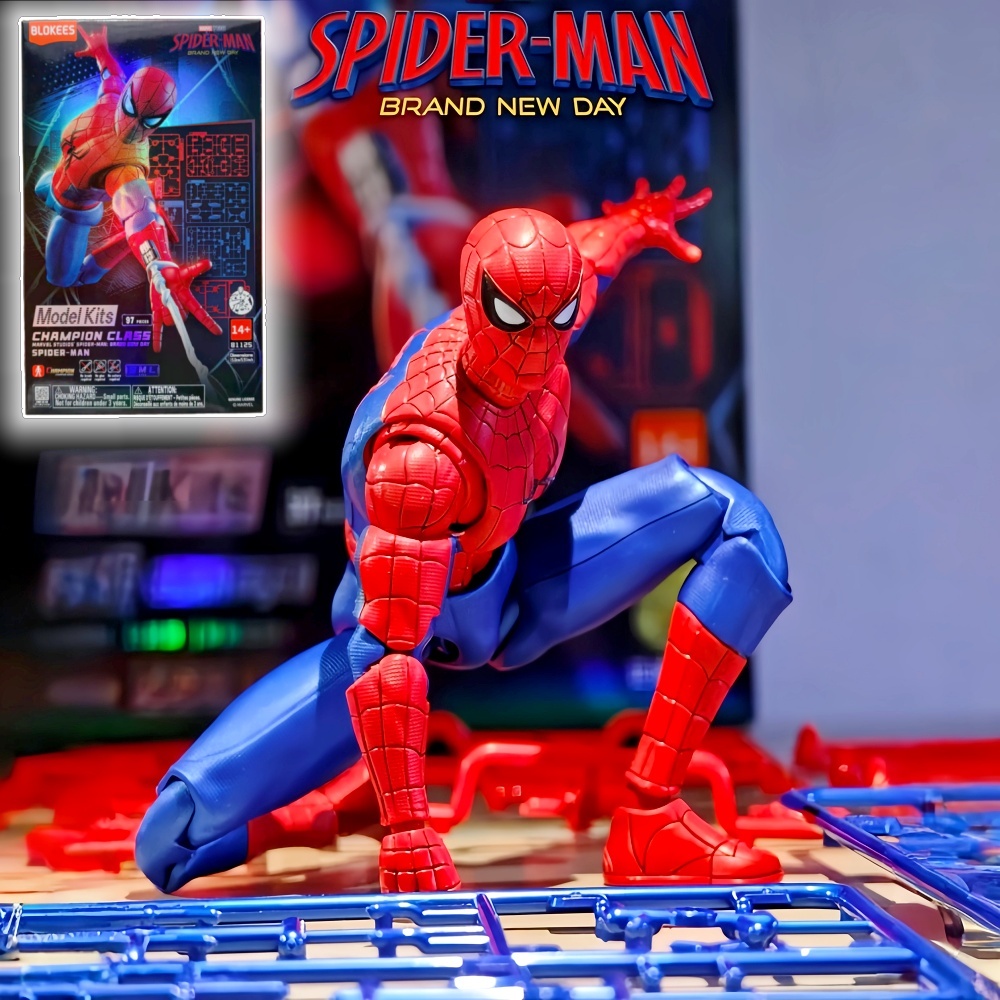 Model Kit Brands - Em Estoque: Blokees Spiderman - Nova