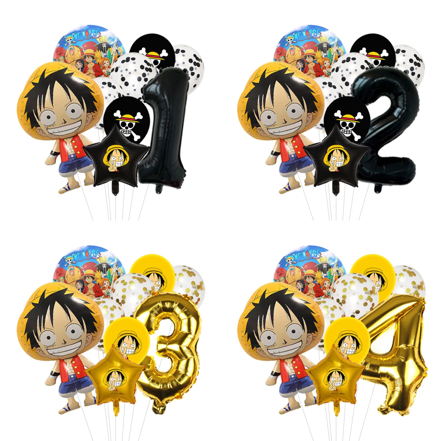 Model Kit One Piece Bandai - Kit de Balões de Aniversário One