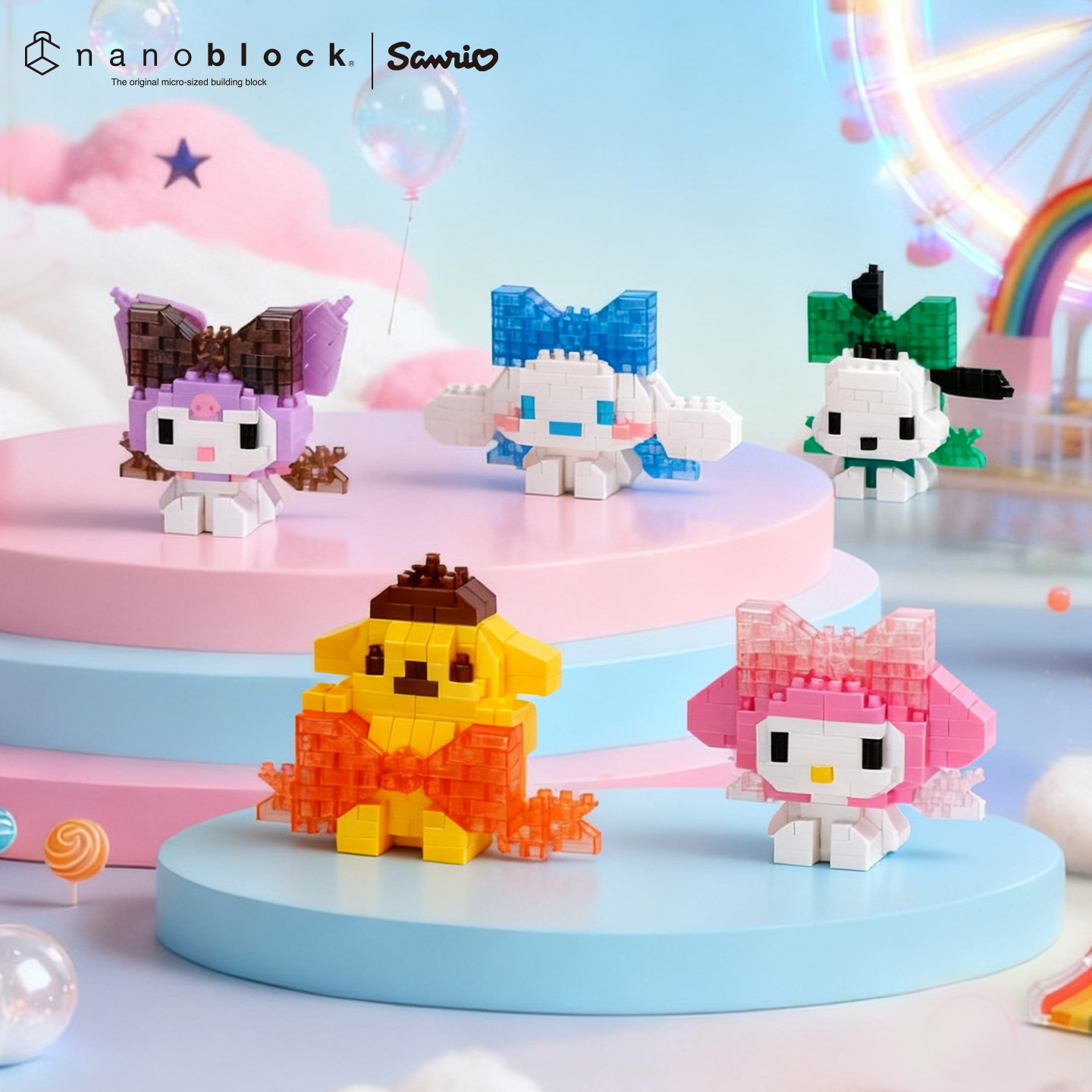Model Kit Japan - Nanoblock Sanrio Micro Blocos de Montar