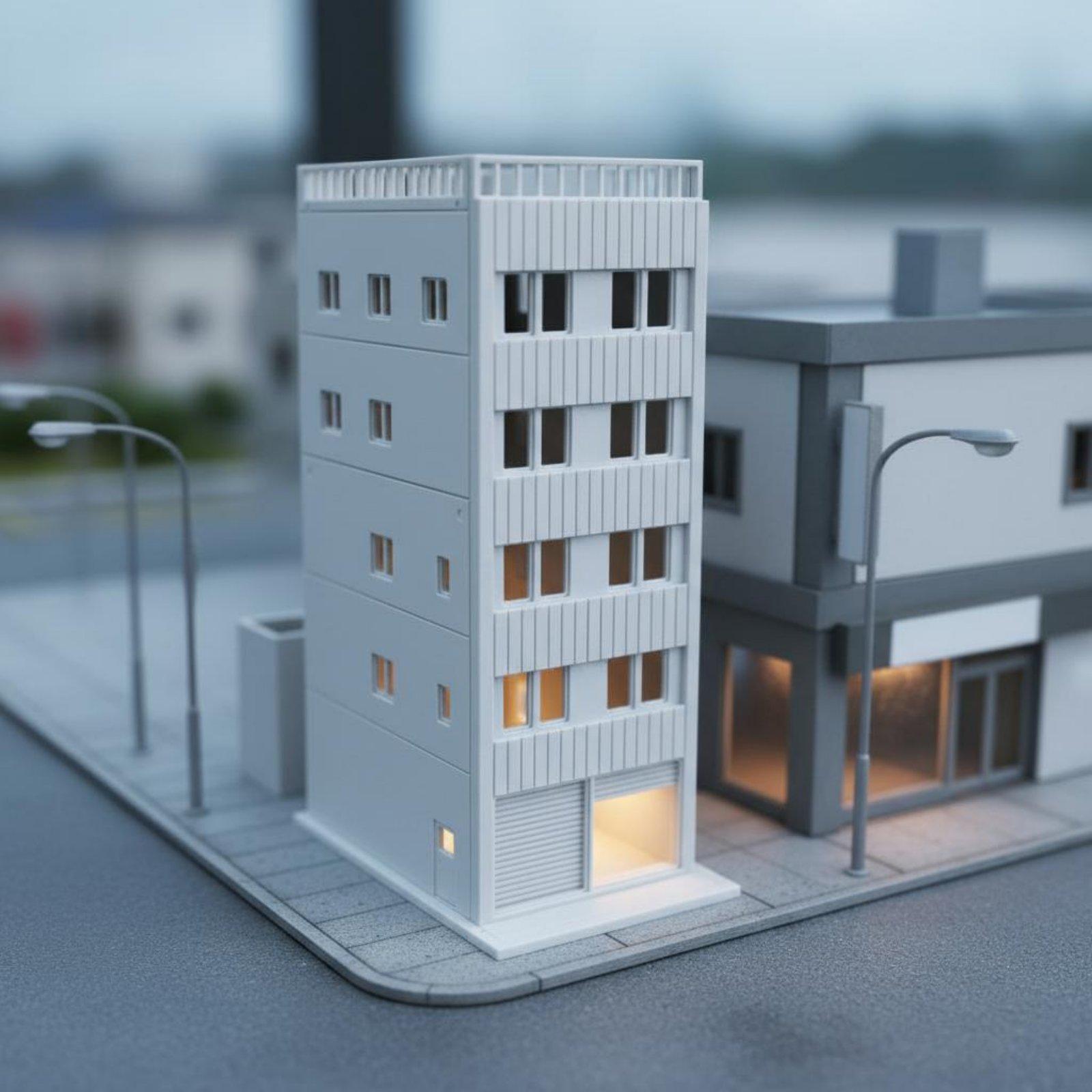 Model Kit Plastic - Kit de Montagem de Miniatura de