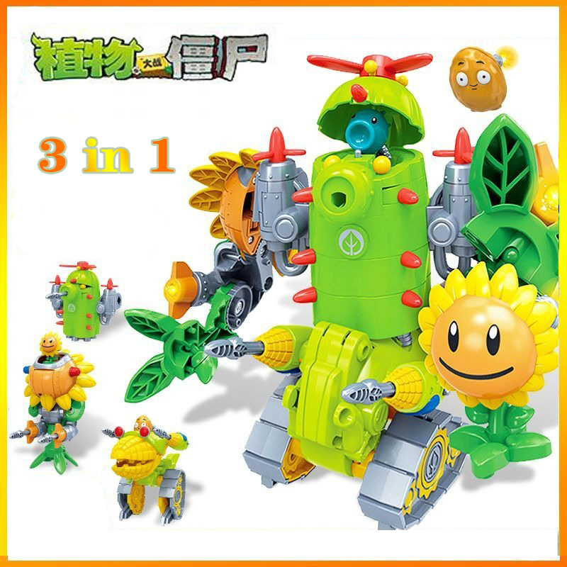 Model Kit Zombie - Novo 2024 Plants Vs. Zombies: Conjunto