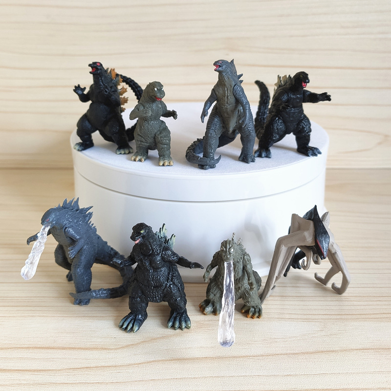 8 Pçs/set Godzilla King Ghidor - Model Kit Godzilla avaliação e preço