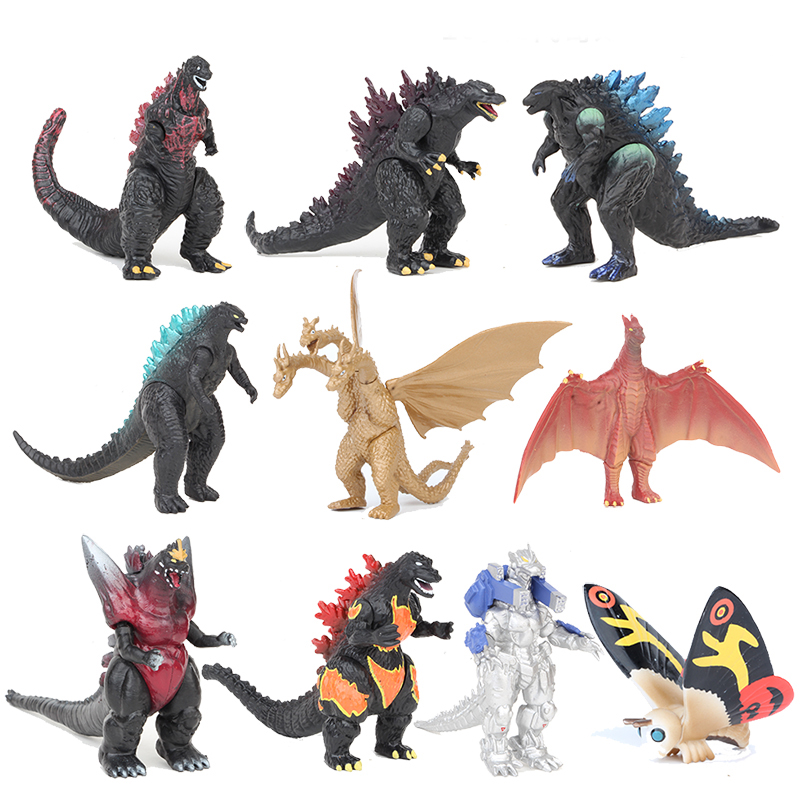 10 pçs/set Filme Gojira Godzil - Model Kit Godzilla avaliação e preço