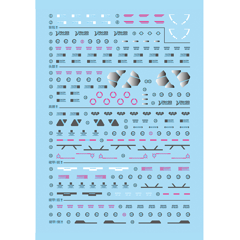 Modelo decalques corrediça de  - Model Kit Decals avaliação e preço