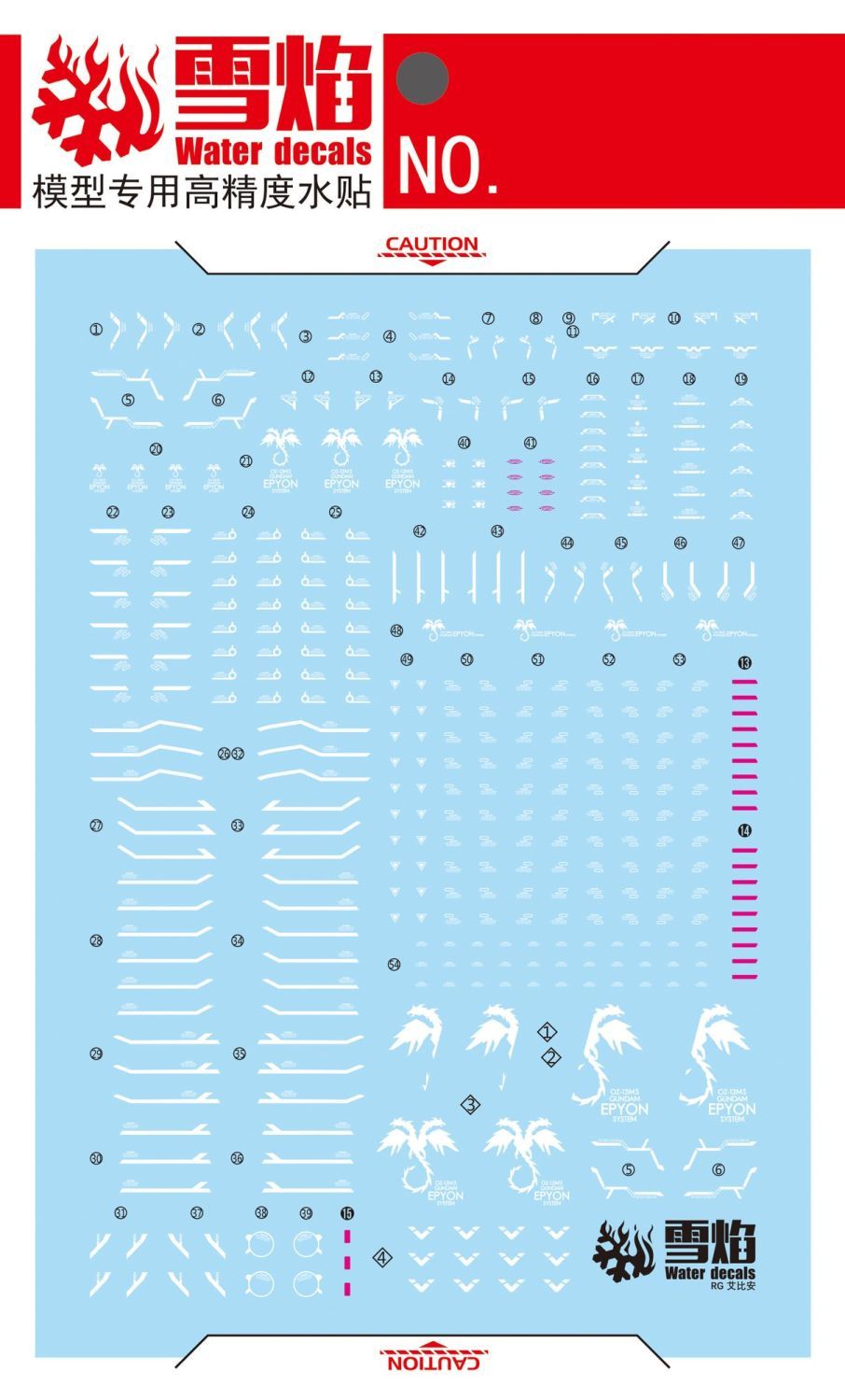 Decalques de água para modelos - Model Kit Decals avaliação e preço