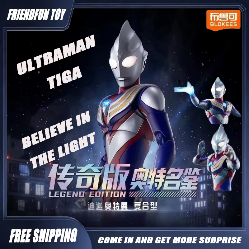 Em Estoque: Boneco de Ação Blo - Model Kit Ultraman Tiga avaliação e preço