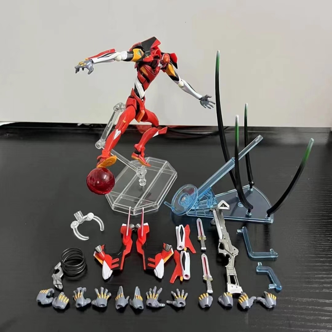 Bandai caixa 23cm novo anime e - Model Kit Eva 02 avaliação e preço