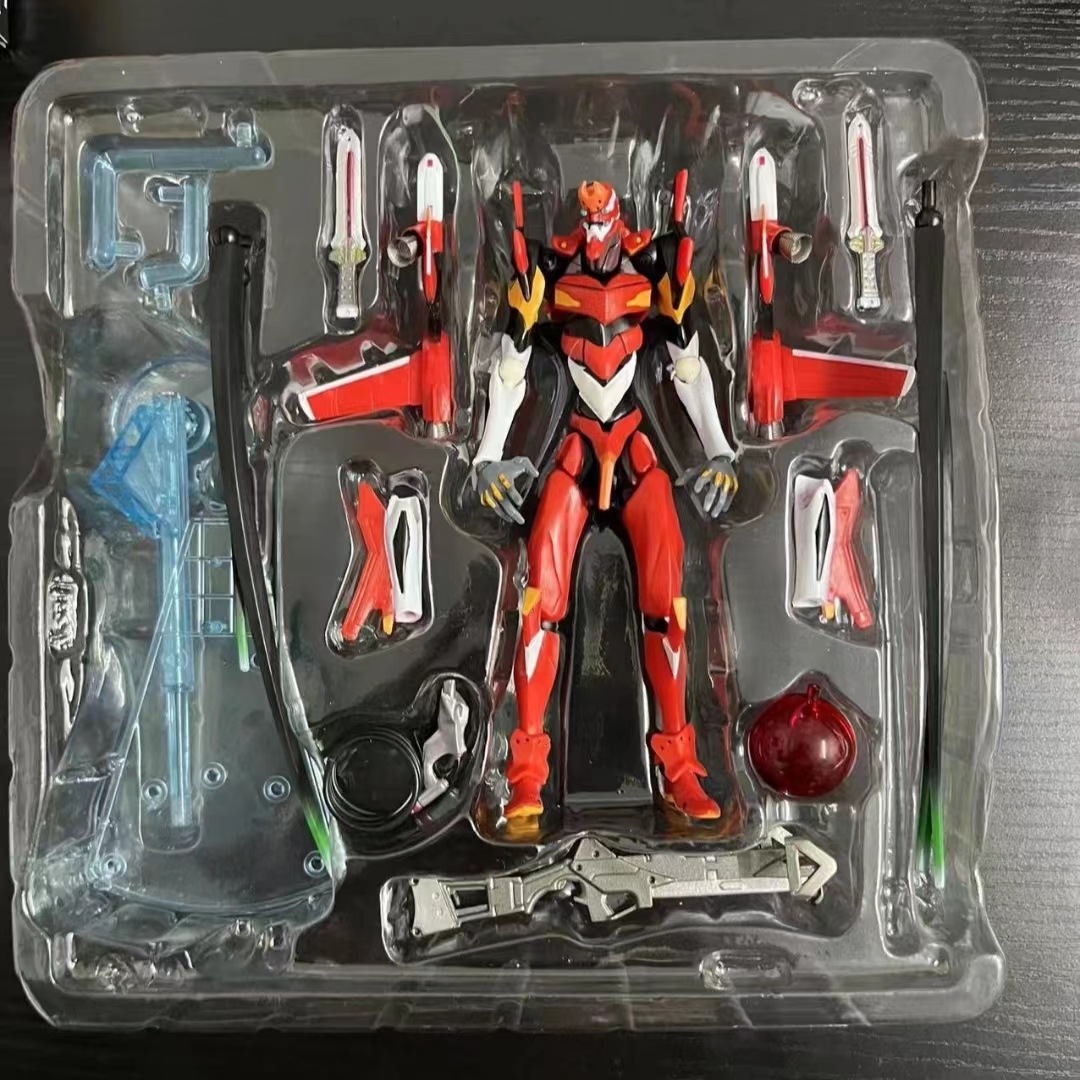 Bandai caixa 23cm novo anime e - Model Kit Eva 02 avaliação e preço