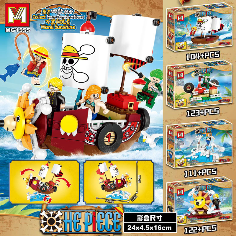 Blocos de Montar 4 em 1 One Pi - Model Kit One Piece Bandai avaliação e preço