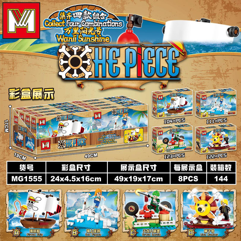 Blocos de Montar 4 em 1 One Pi - Model Kit One Piece Bandai avaliação e preço