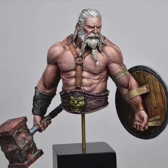 Busto modelo de resina 1/12 GK - Model Kit Zombie avaliação e preço