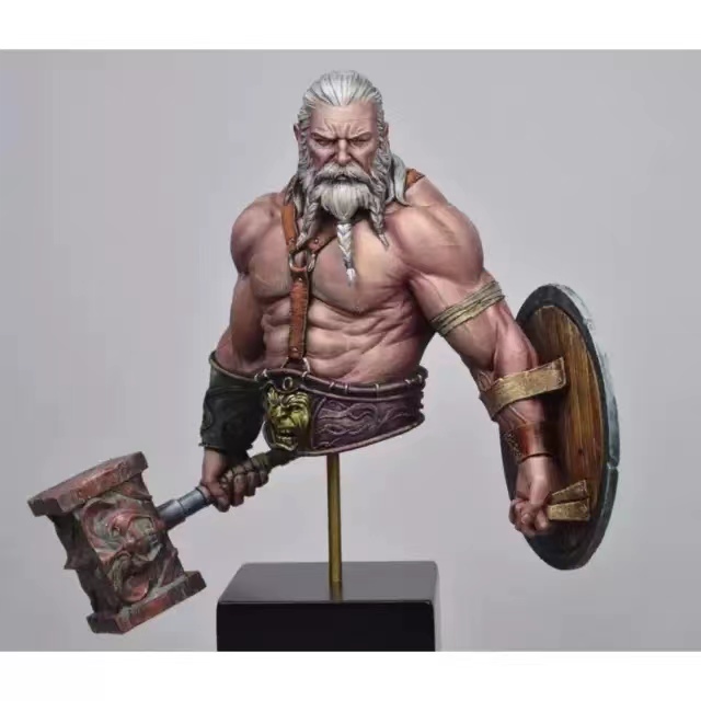Busto modelo de resina 1/12 GK - Model Kit Zombie avaliação e preço