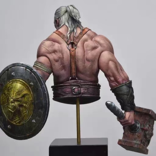 Busto modelo de resina 1/12 GK - Model Kit Zombie avaliação e preço