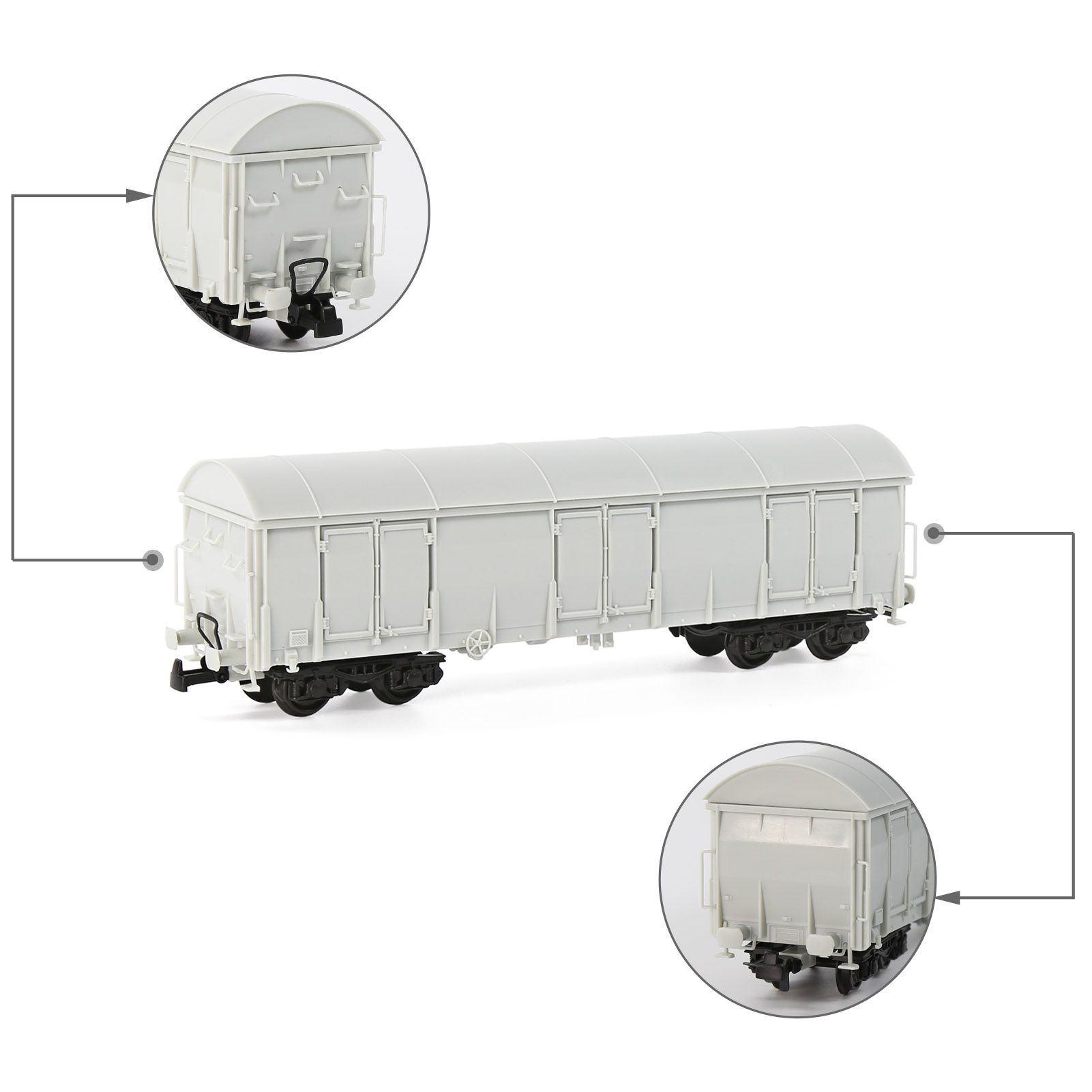 Vagão de Ferrovia em Miniatura - Model Kit Lugia avaliação e preço